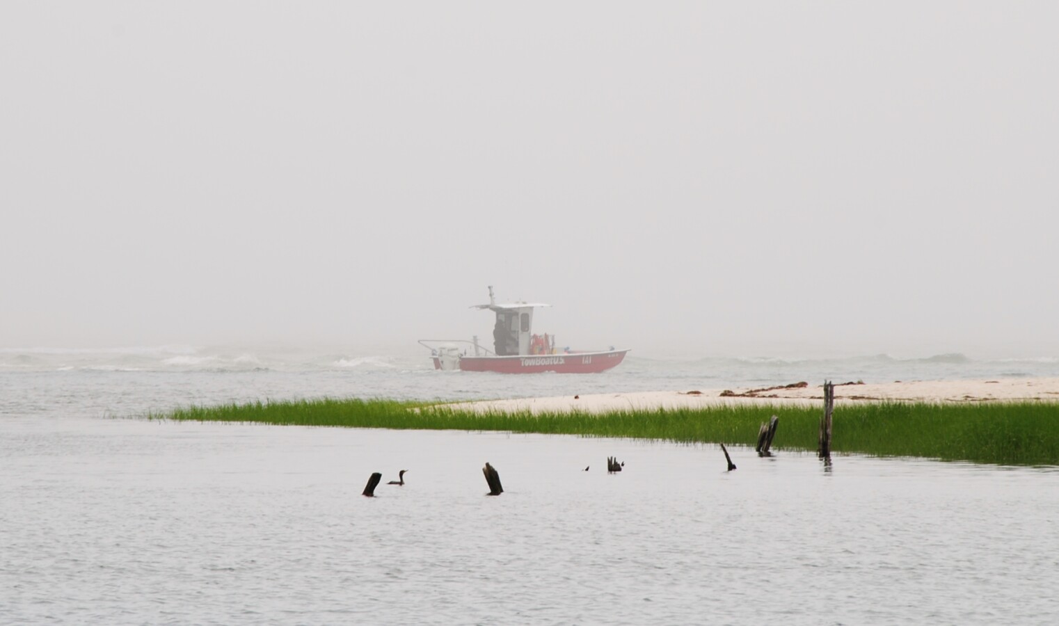 Boat passing by