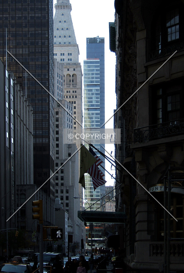 View from the northeast along Madison Avenue