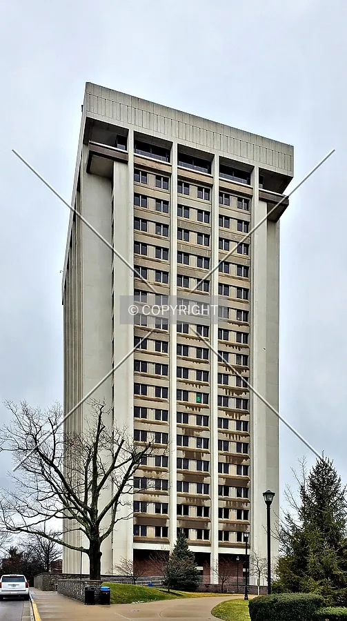Northwest view; January 31, 2021