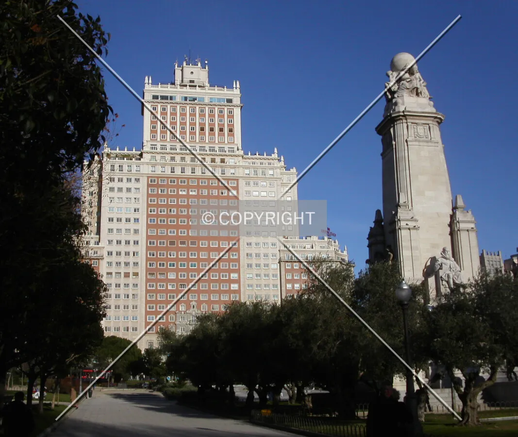 View from Plaza de España