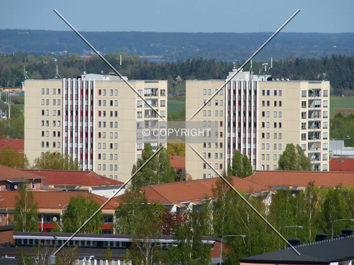 View from Vrinneviskogen in the west