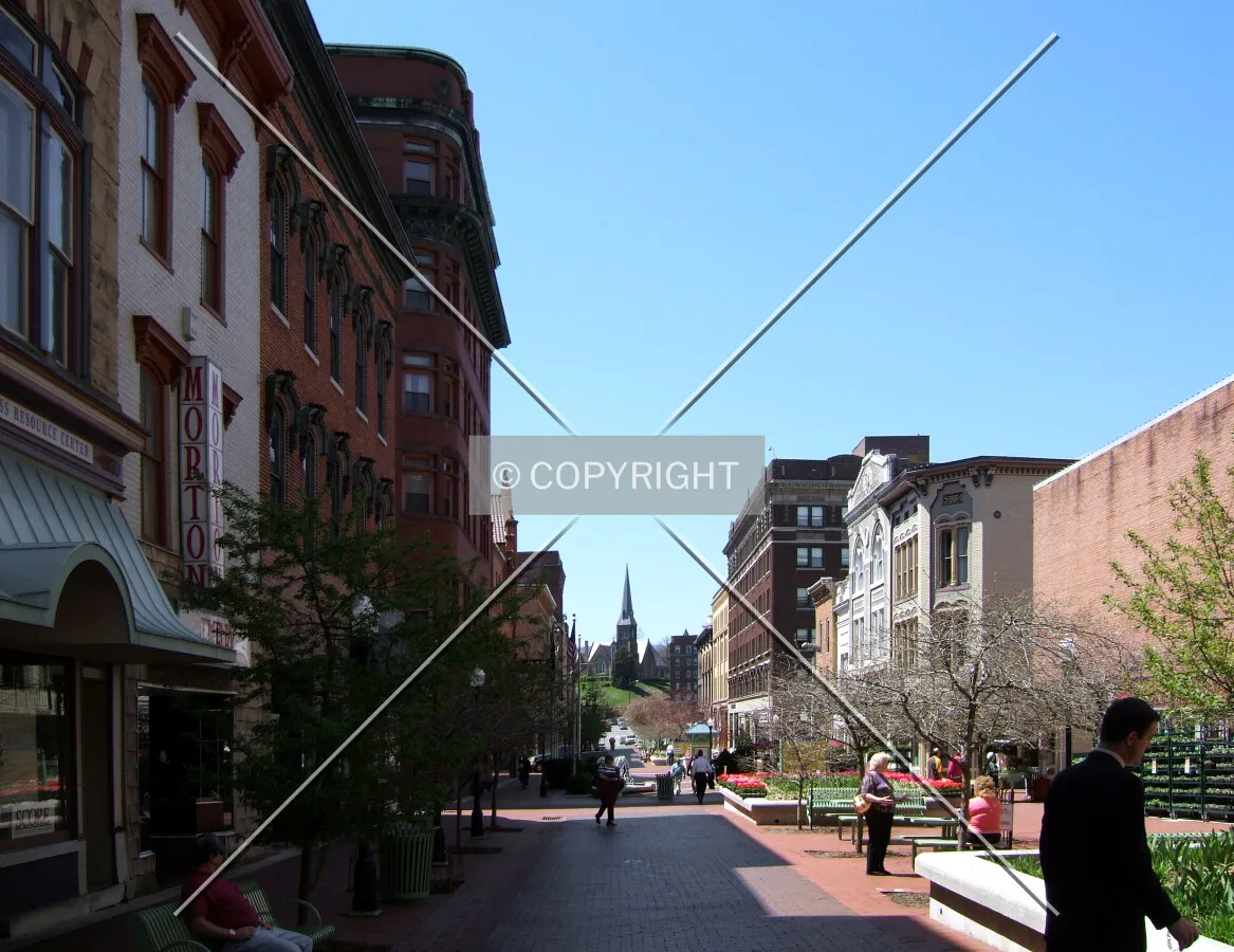 Baltimore Street from the northeast