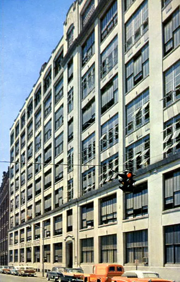 Vintage view from the northeast