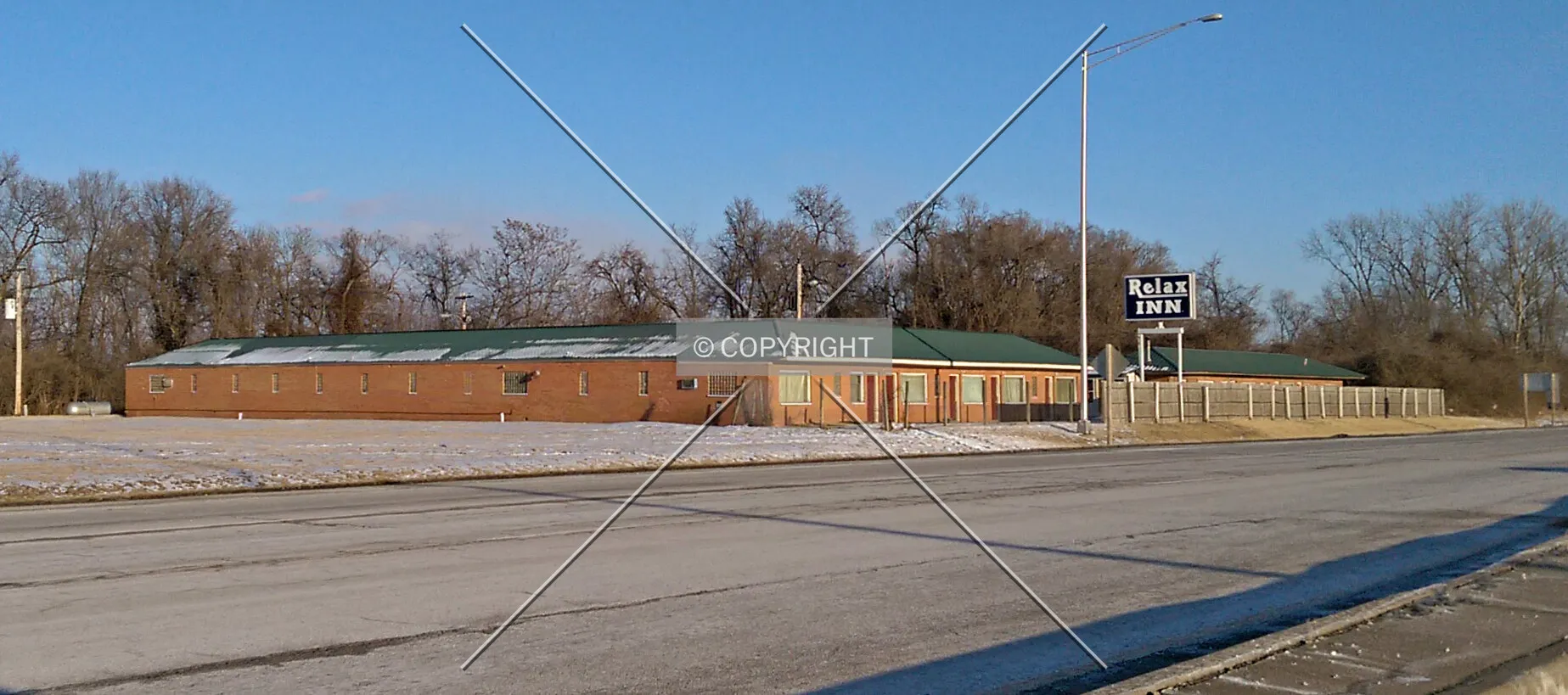 View from the southwest; February 18, 2015