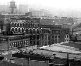 Vintage view from the west