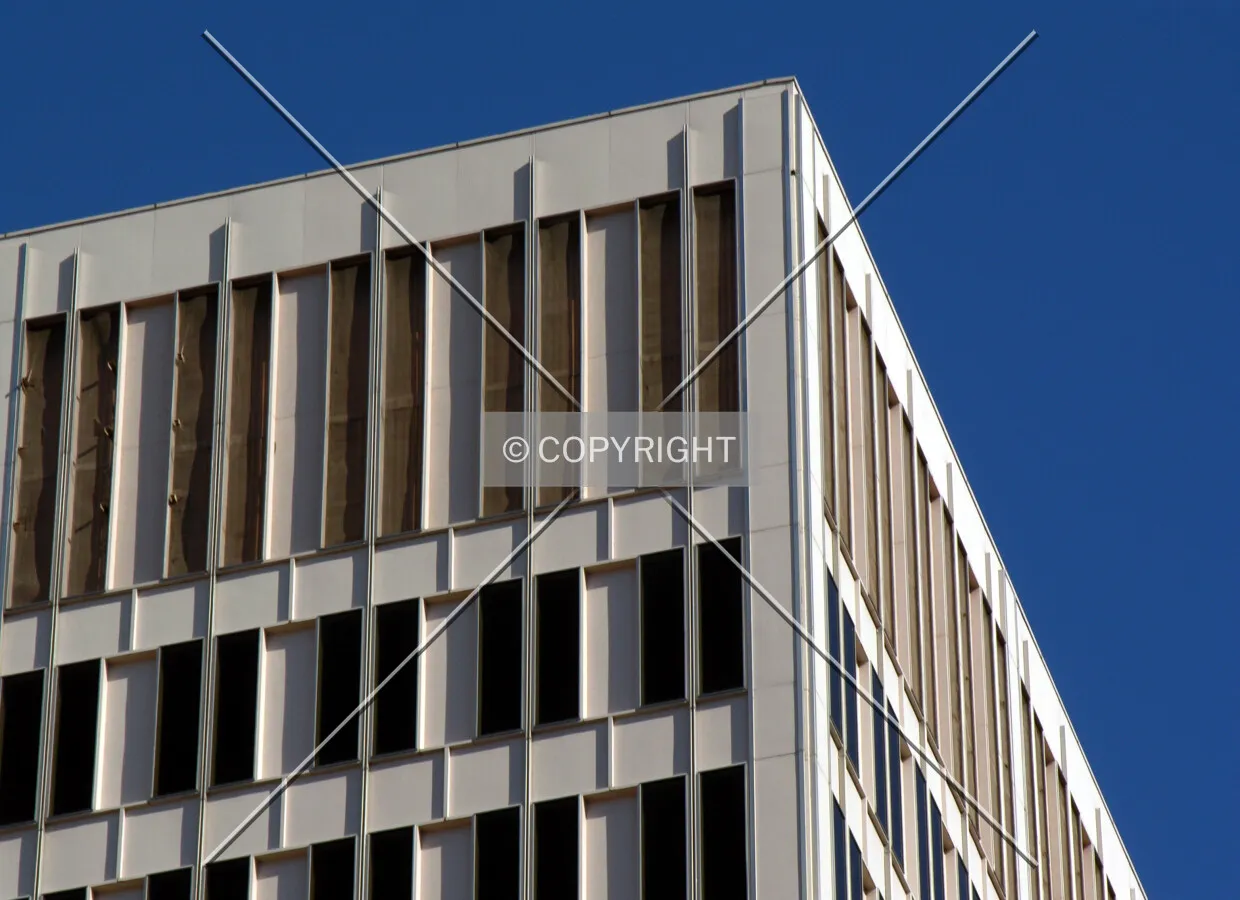 Top floors on the southwest corner before reconstruction