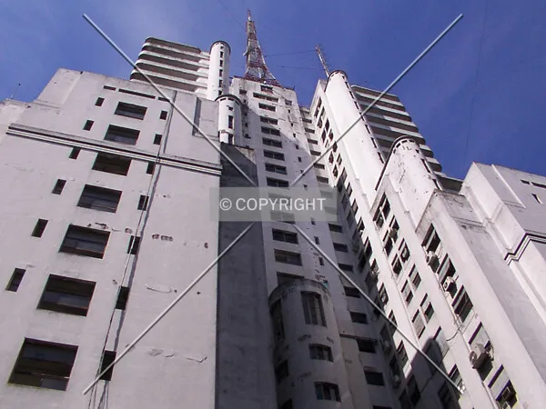 View up the west side