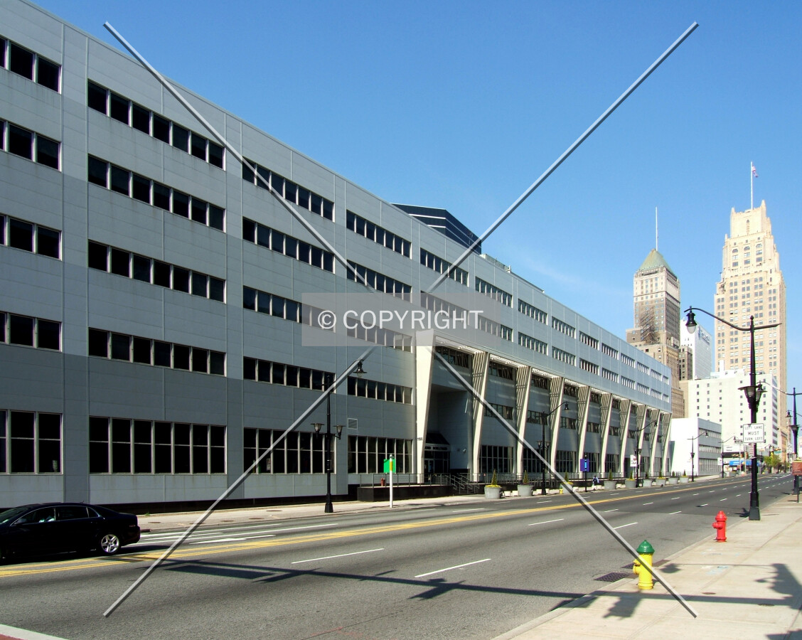 View from the east along Raymond Boulevard