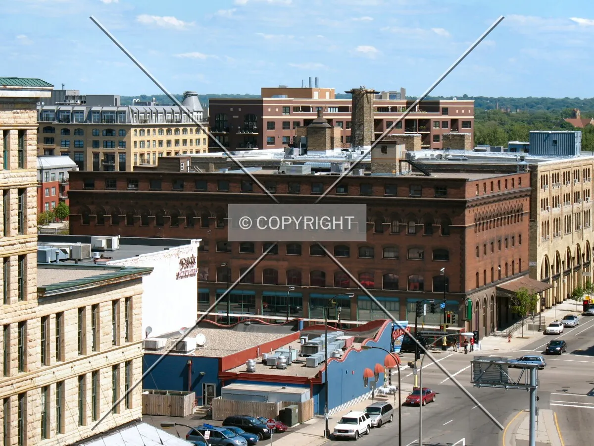 View to the north from the 4th Street Parking Ramp