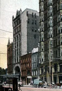 View from the west