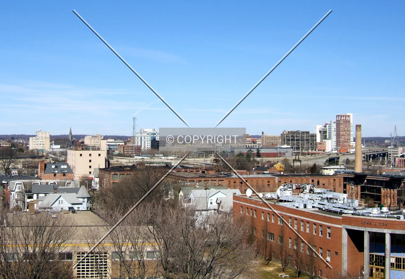 Downtown from the south