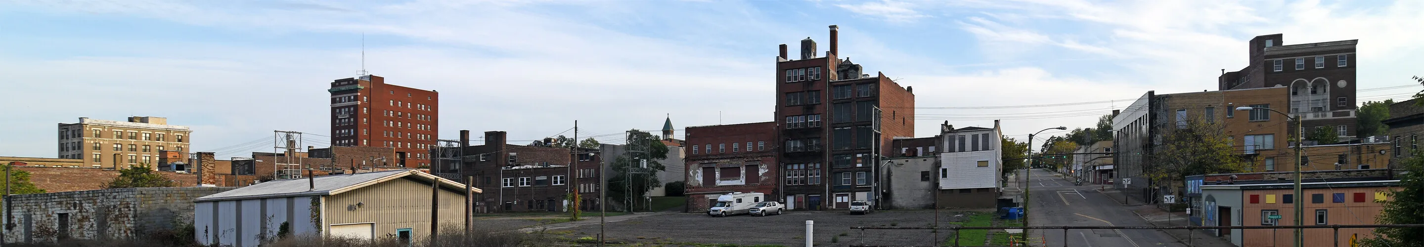 Downtown from the northwest