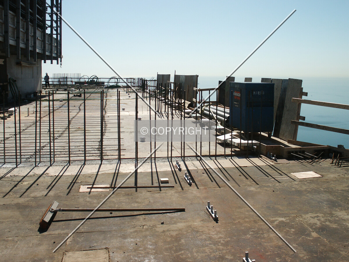 Looking east along the south side of floor 53