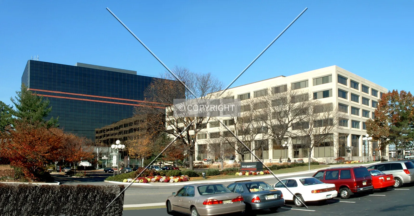 View from the southeast