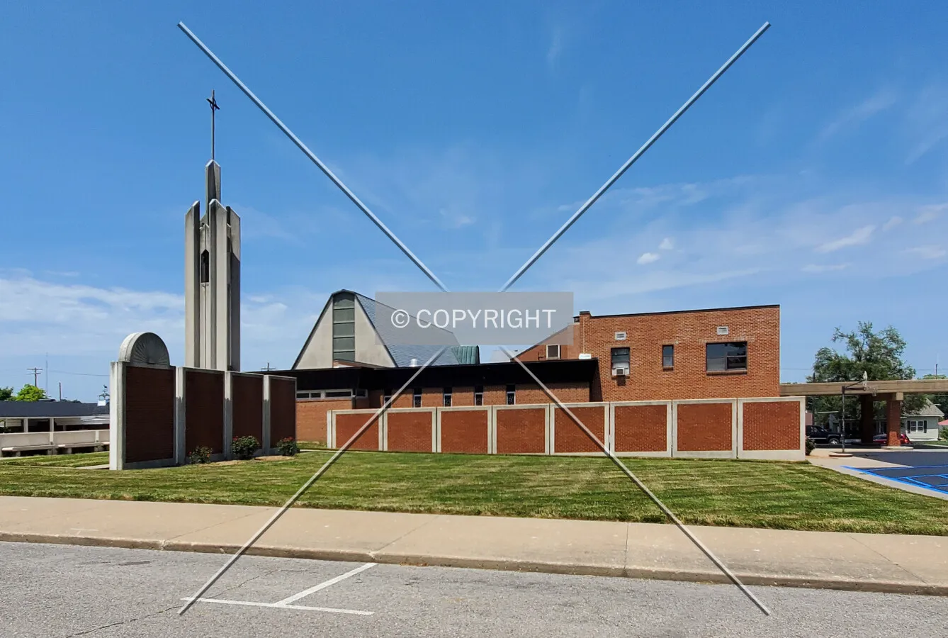 Southeast view; July 18, 2020