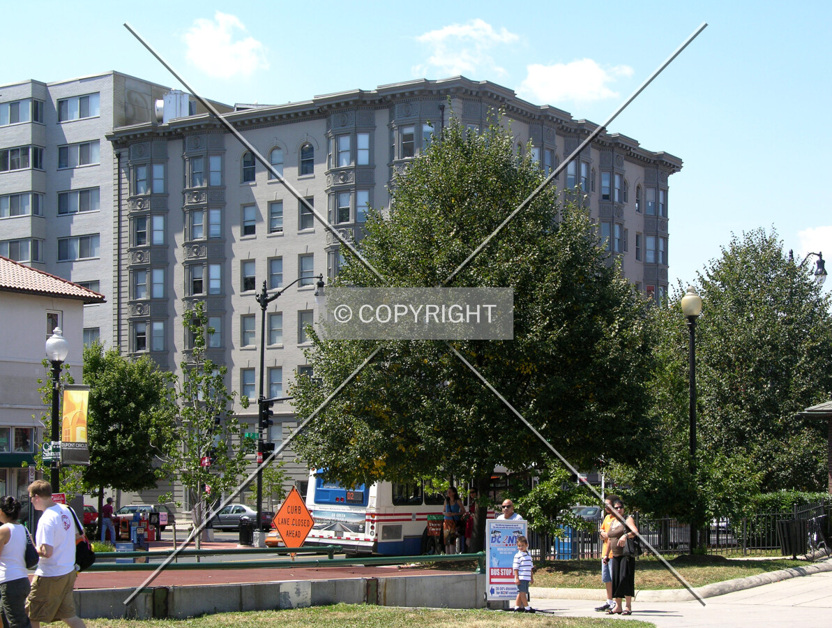 From Massachusetts Avenue to the northeast