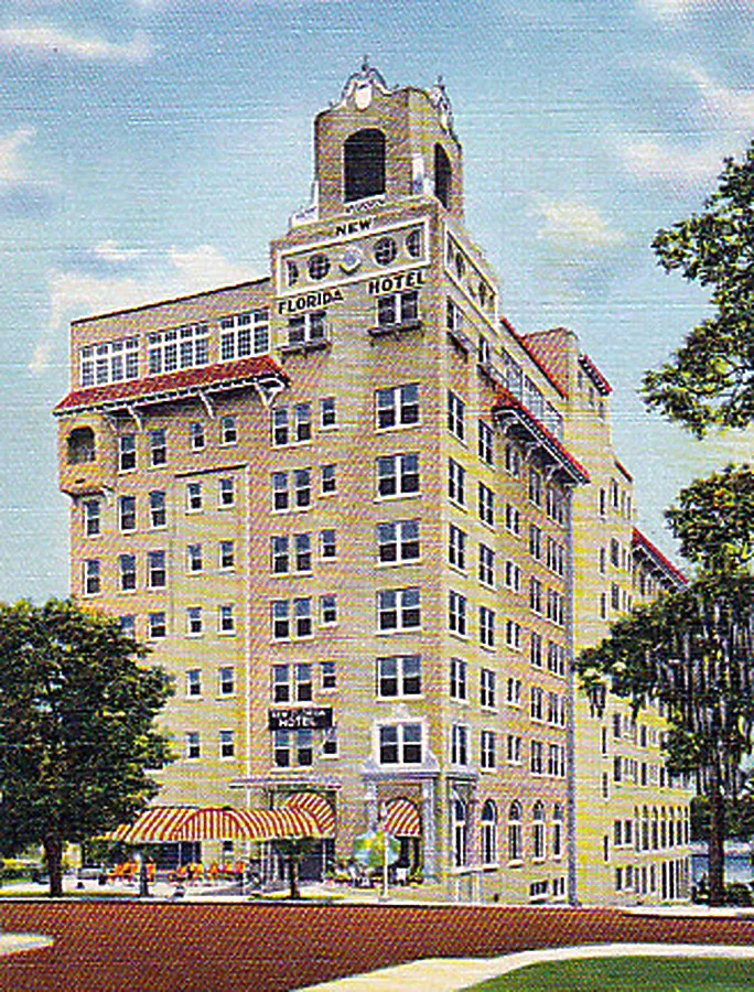 Vintage view from the southwest