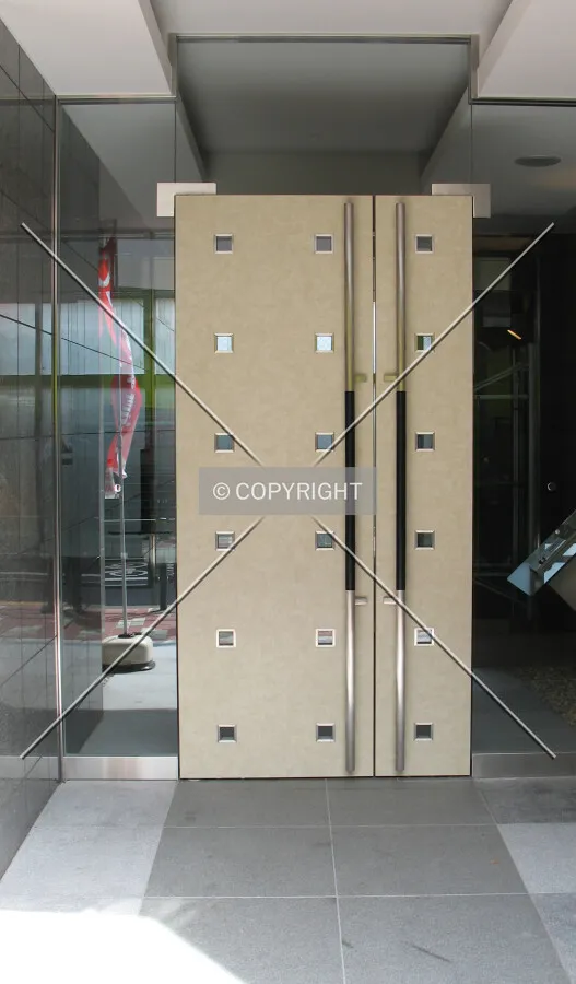 The front entrance