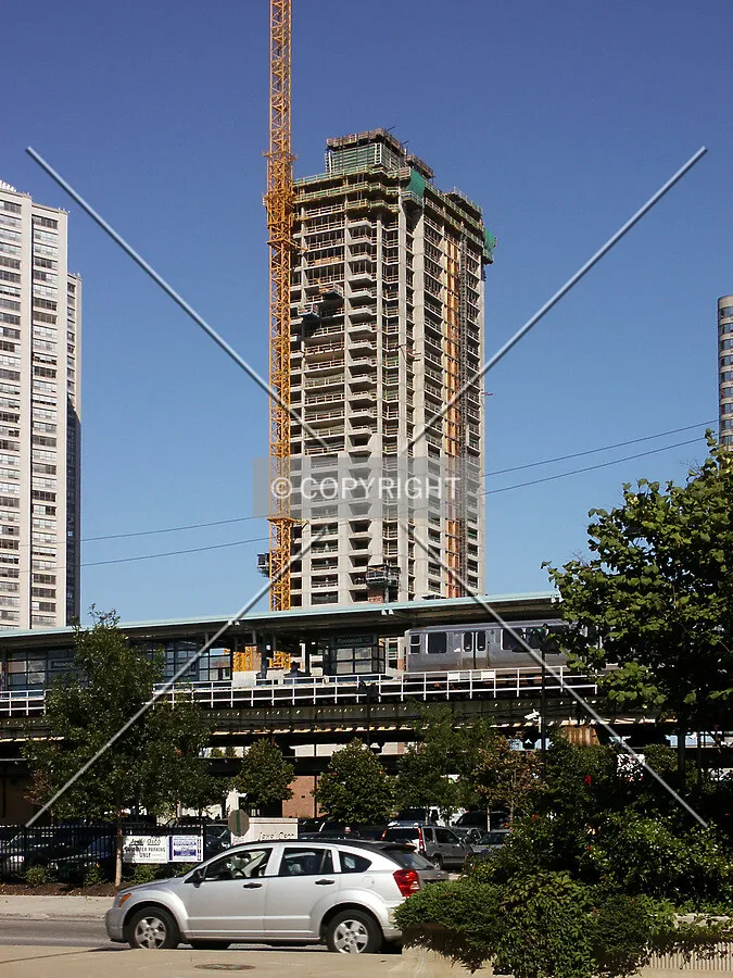 Looking northeast from State Street