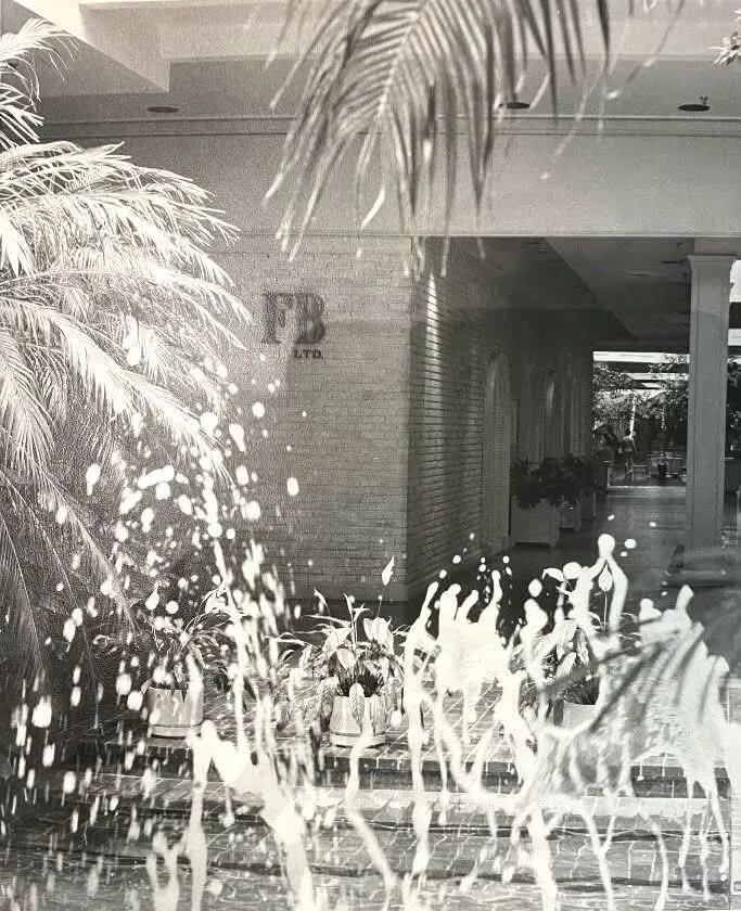 Vintage view of the former FB LTD store