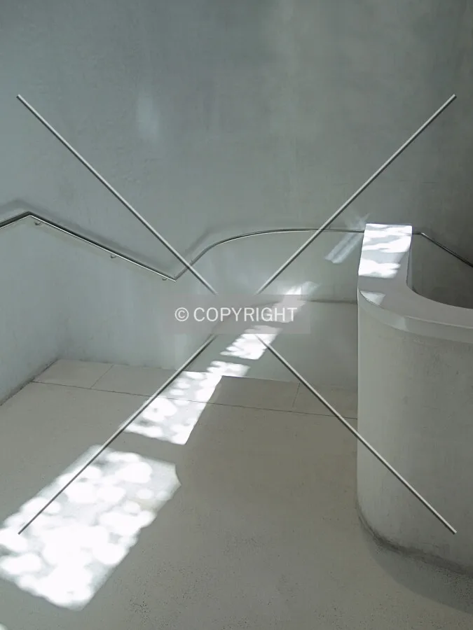 Stairs leading to the top floor