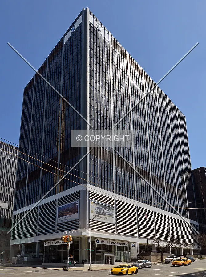 View from the west at 11th Avenue and 57th Street