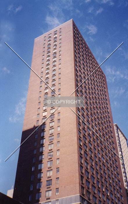 View from the northeast along 72nd Street