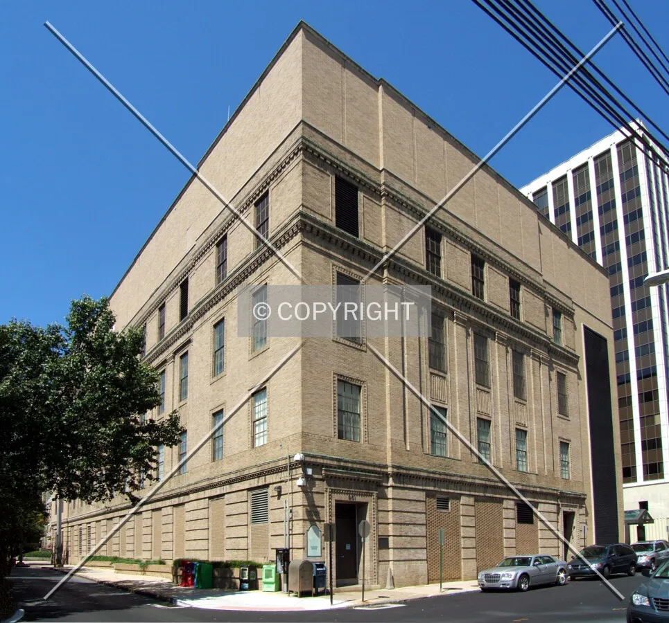 View from the southeast at 9th and Tatnall Streets