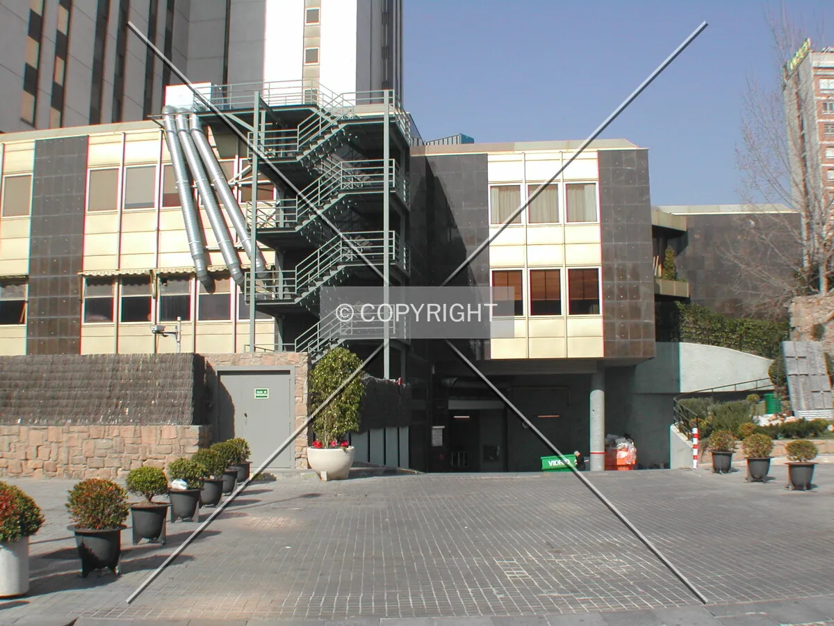 Entrance to the car park