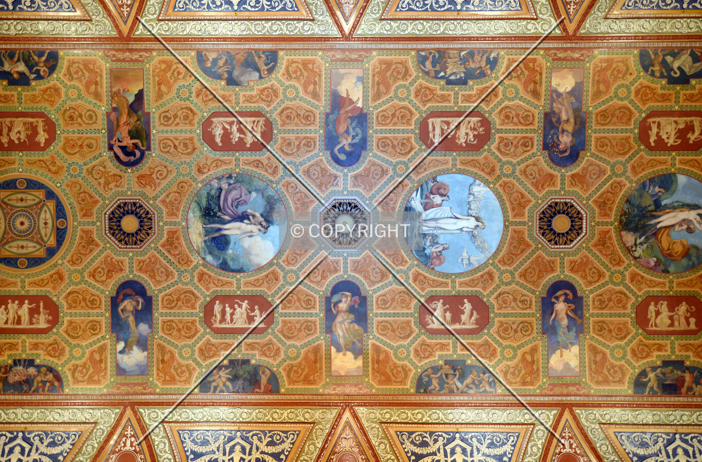 Lobby ceiling