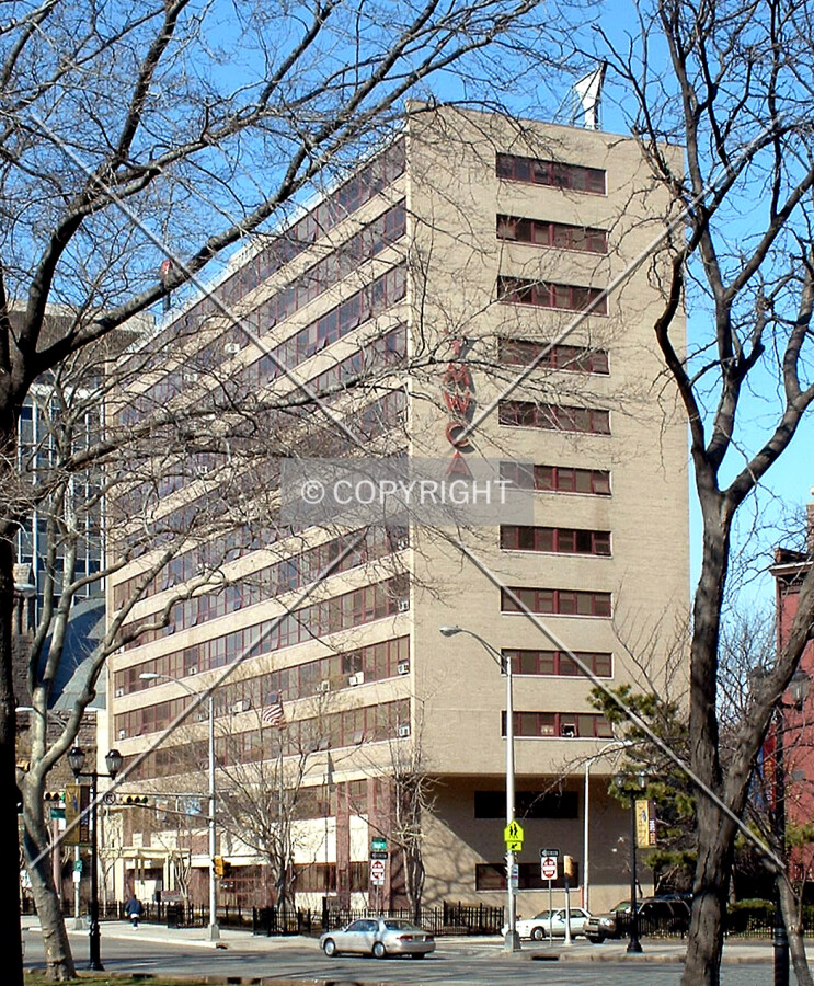 View from the southwest across Broad Street