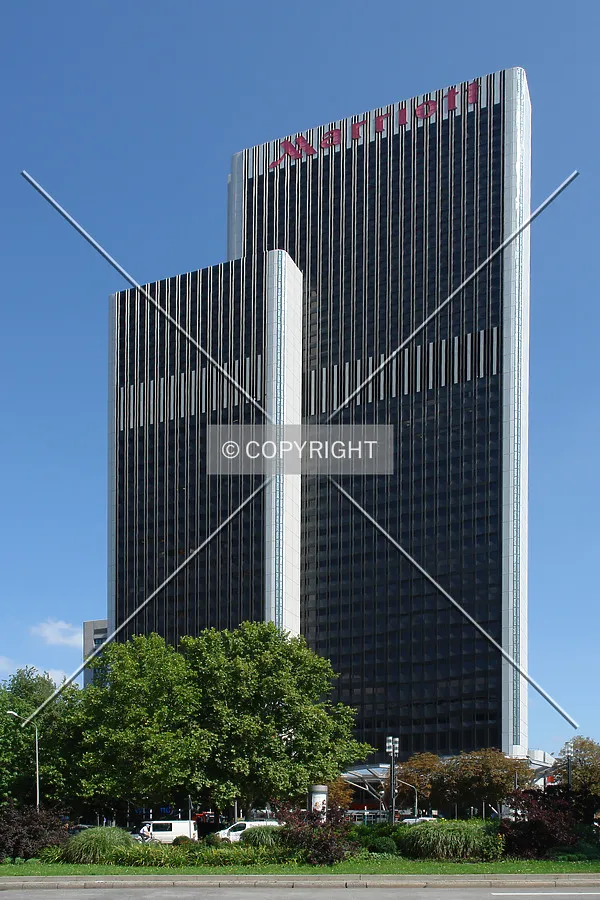 Marriott Hotel in Frankfurt after its renovation in August 2011