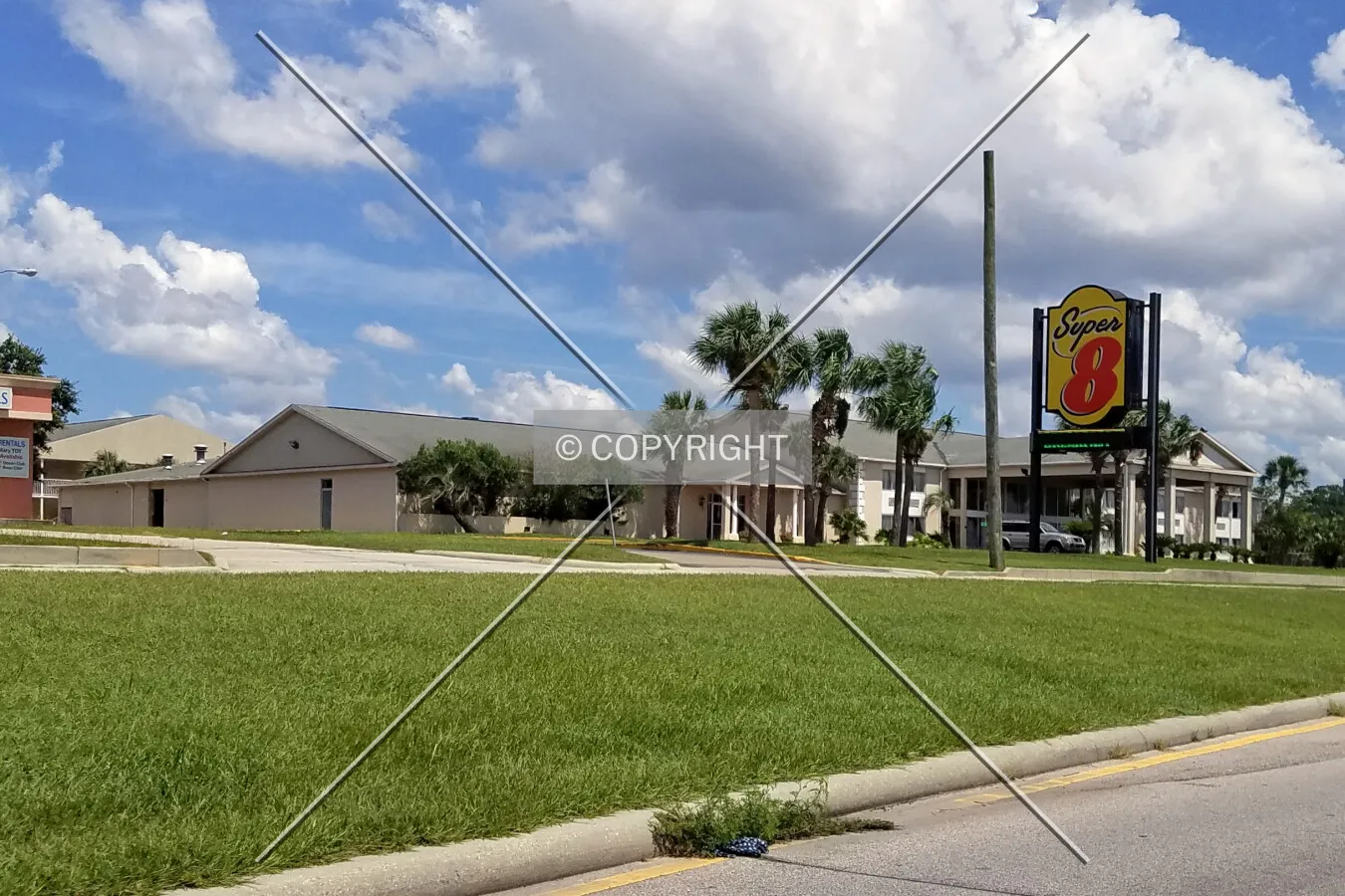 View from the southwest; August 29, 2016