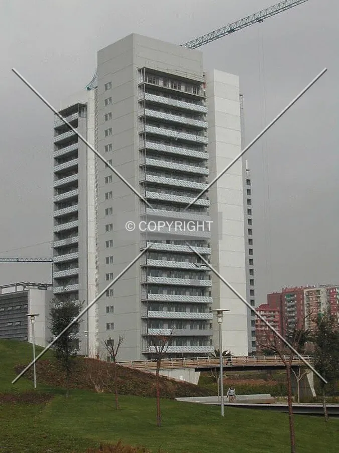 Distant view of the building