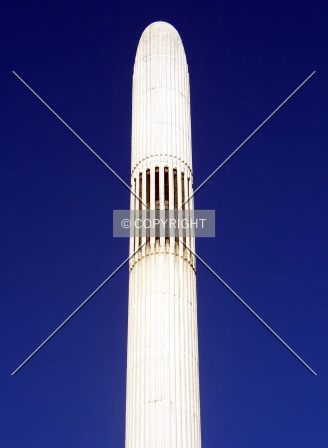 Top of the tower from the south