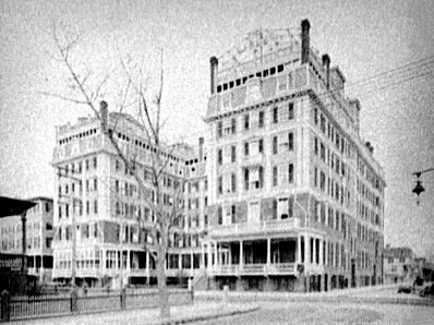View from the southeast across Illinois and Pacific Avenue