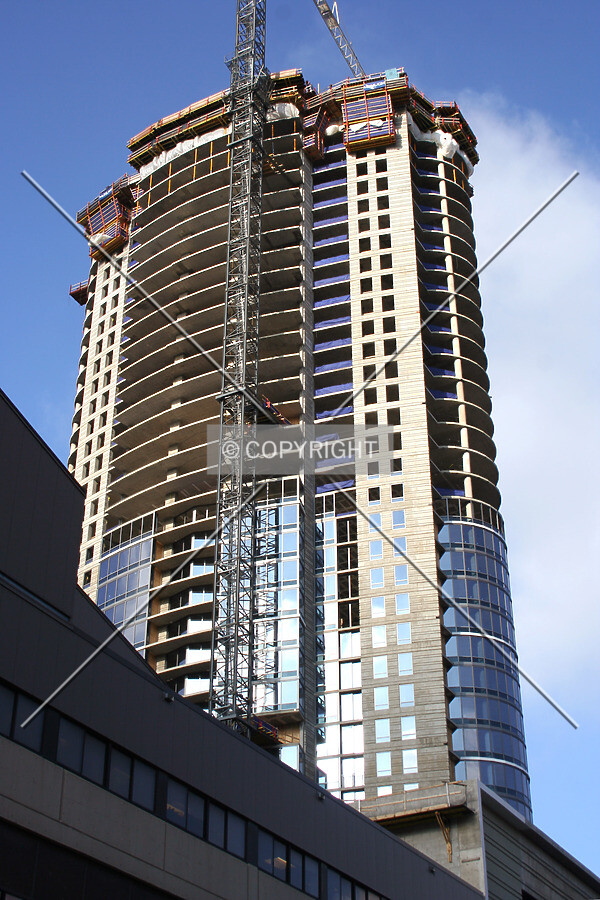 Looking up from the southeast