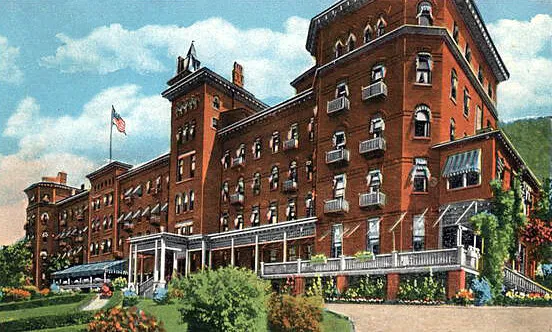 Vintage view from the southwest