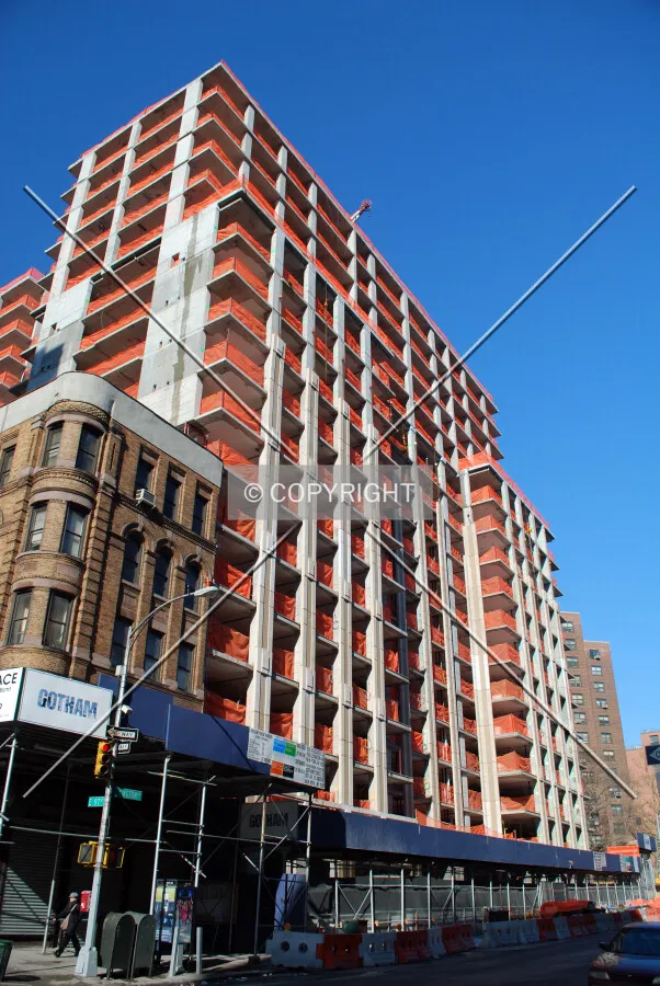 Viewed from the southeast along Lexington Avenue