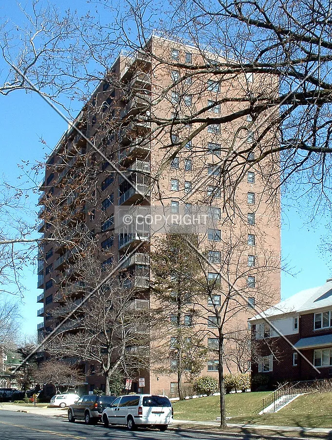 View from the southwest along Passaic Avenue