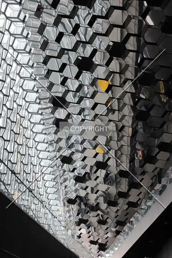 View of the ceiling in the main atrium