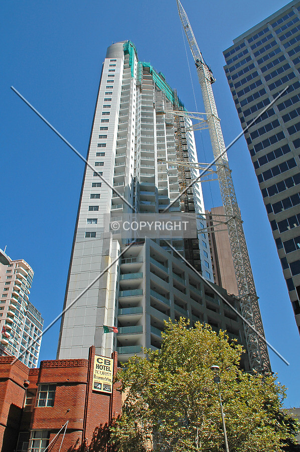 Looking up from Goulburn Street