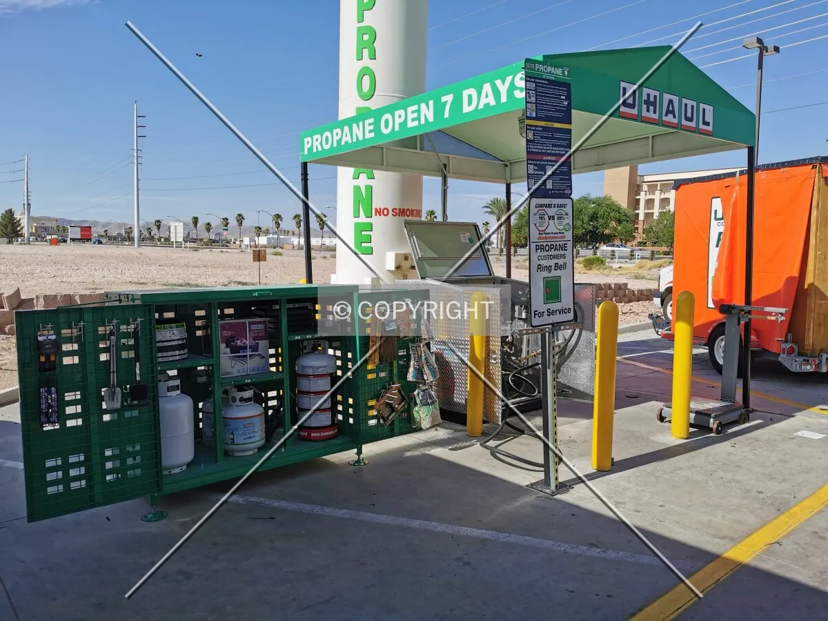 Propane fuel station