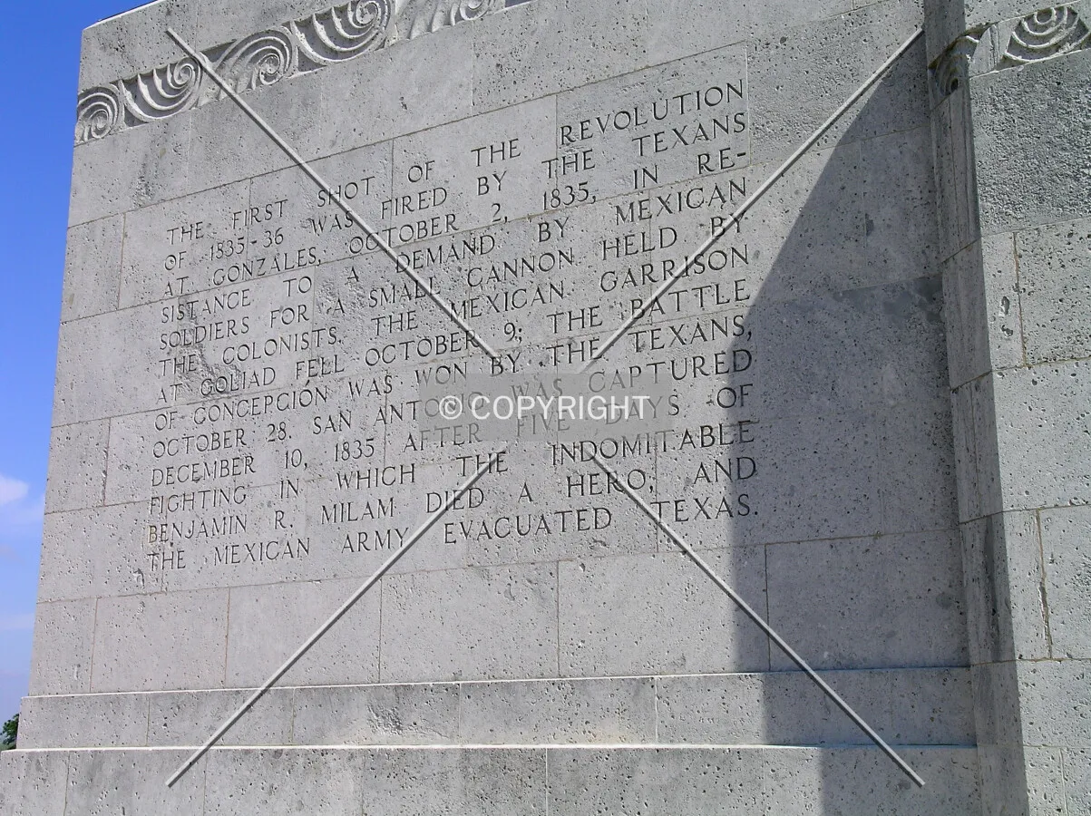 Engravings on the left side of the eastern facade