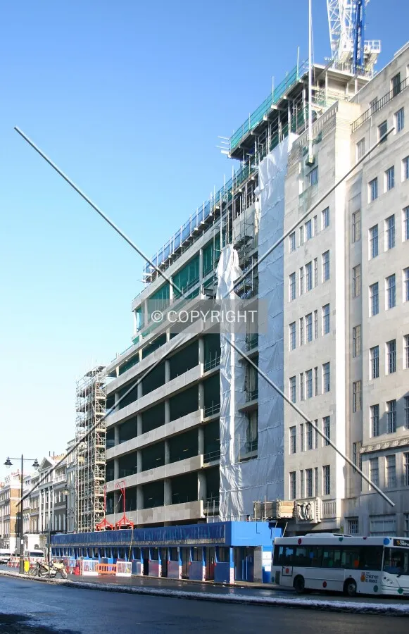 View north from Portland Place