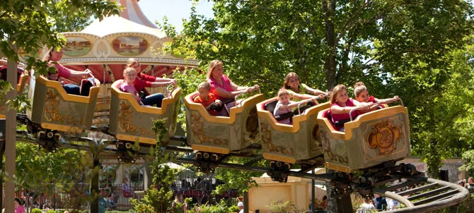 The ride in motion