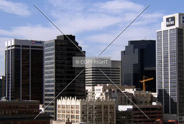 Looking northwest into downtown