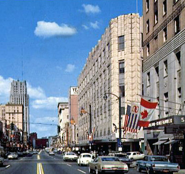 Vintage view from the southwest