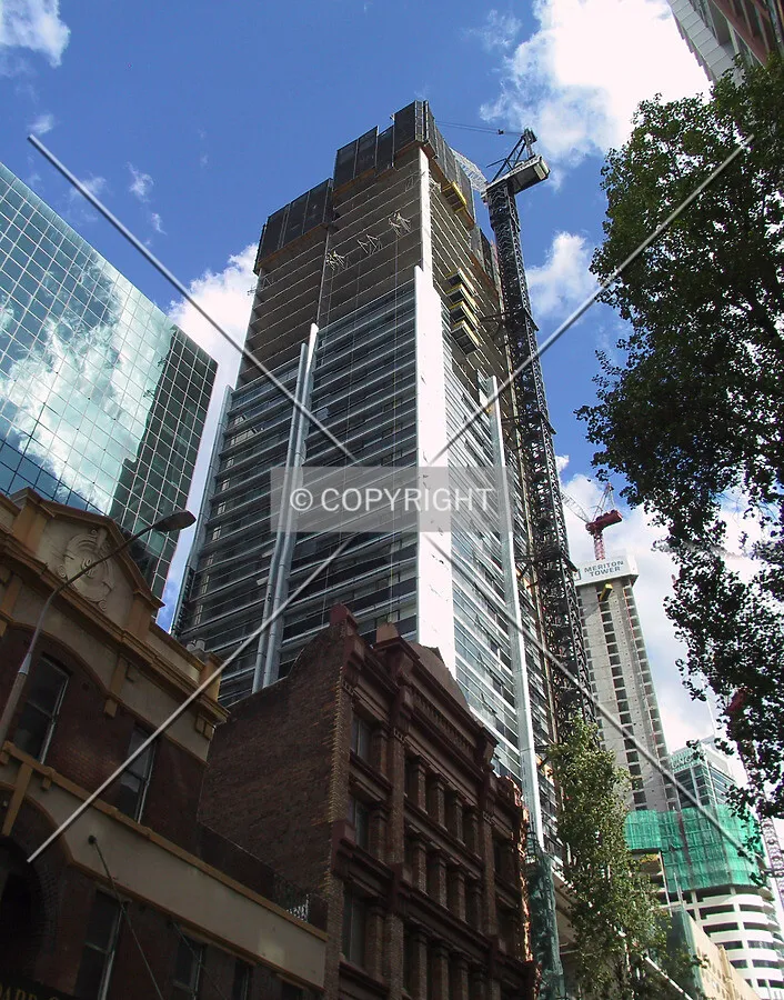 Looking up from Kent Street