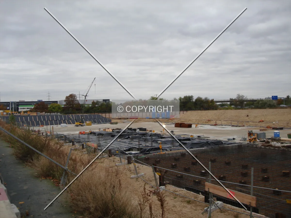 View over the site